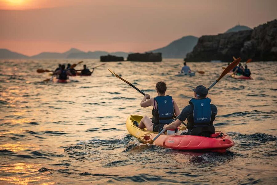 Dubrovnik: Sunset Kayaking and Snorkeling Tour - Betina Cave offers a cool break