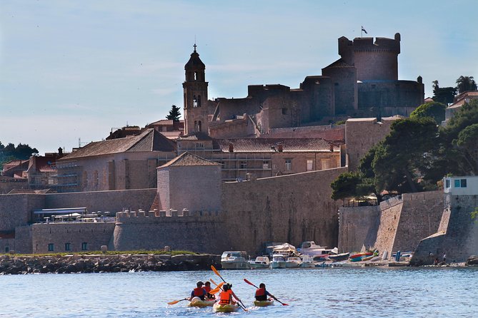 Dubrovnik: Sunset Kayaking & Snorkeling with water &wine - Circling Lokrum without landing
