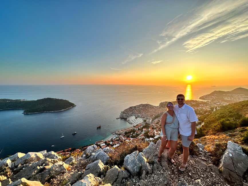 Dubrovnik Sunset Mountain Tour With Wine - Why the high view changes your Dubrovnik evening