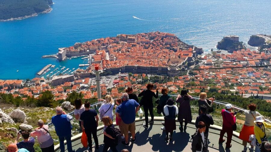 Dubrovnik: Sunset Panorama Tour with Glass of Wine - Wine on the mountain, not at a wine bar