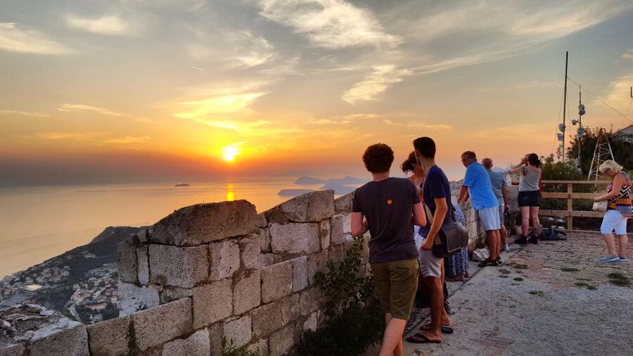 Dubrovnik: Sunset Panorama Tour with Glass of Wine - Weather can make or break the finish