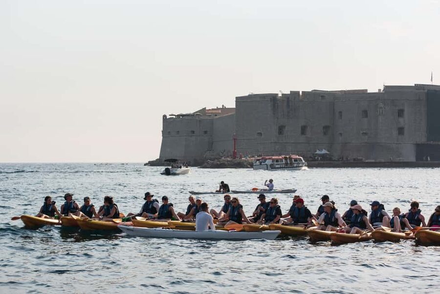Dubrovnik: Sunset Sea Kayaking Tour - Wine, water, and the value of $45
