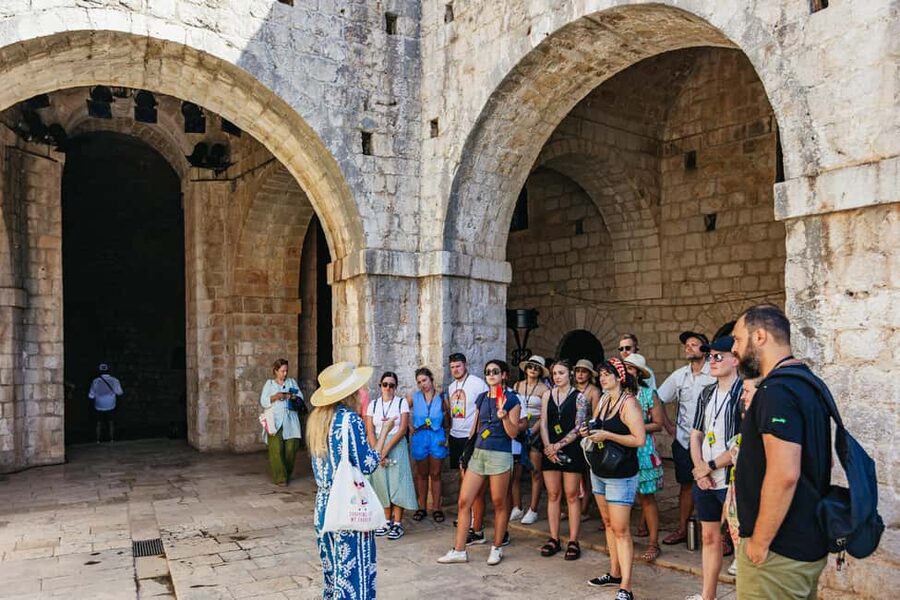 Dubrovnik: The Original Game of Thrones Tour & Lokrum Option - Stradun, Orlando’s Column, and the city scenes