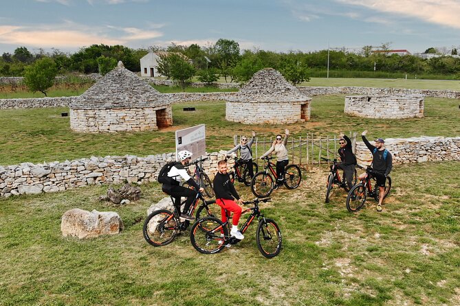 E Bike Tour with wine and olive oil tasting in Vodnjan - St. Fosca Church and the old olive trees