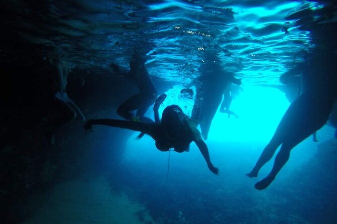Elaphite Islands Cruise with Local Gastronomy at Captain's House - The blue cave swim comes early in the adventure