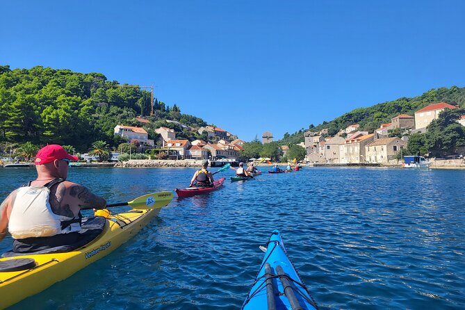Elaphite Islands Full-Day Kayak and Bike Tour from Dubrovnik - The beach stop and return ride