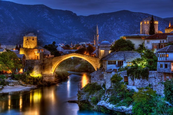 Enjoy Ancient Mostar - The 6:40 am pickup and the road into Bosnia