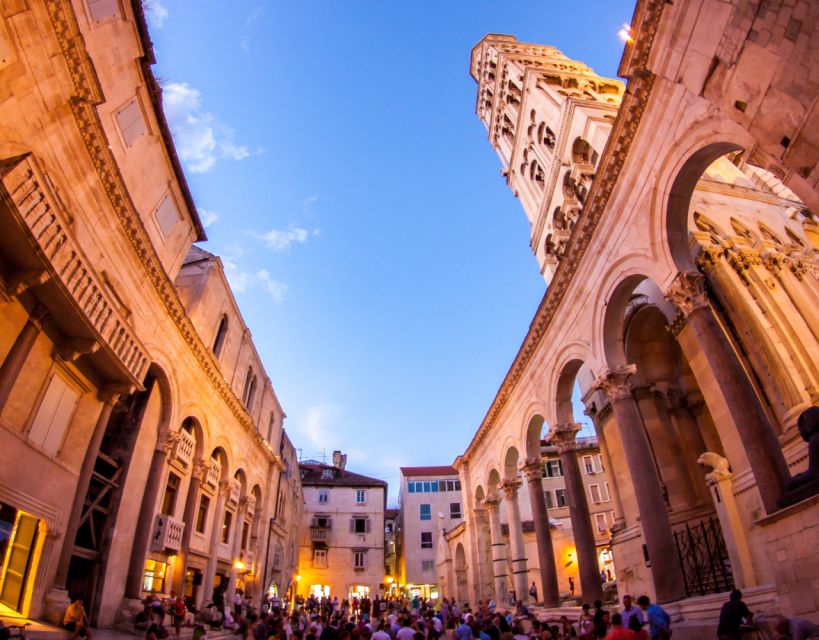 Evening Group Walking Tour - Split Old City Diocletian's Pal - Peristyle Square, the palace’s grand stage