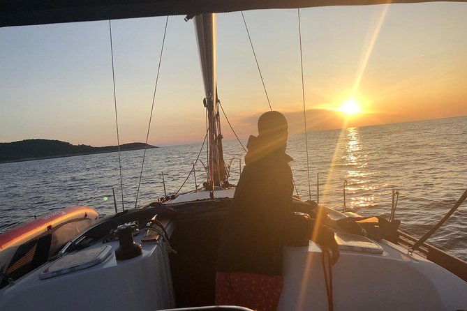 Experience Romantic Sunset Sailing on a modern 36ft (11m) sail yacht | Hvar - Setting Sail From Hvar’s Green Lighthouse