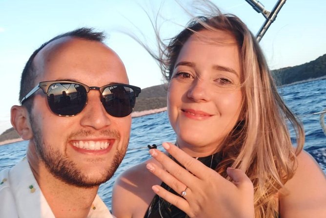 Experience Romantic Sunset Sailing on a modern 36ft (11m) sail yacht | Hvar - Passing Hvar’s Coastline Toward the Pakleni Islands