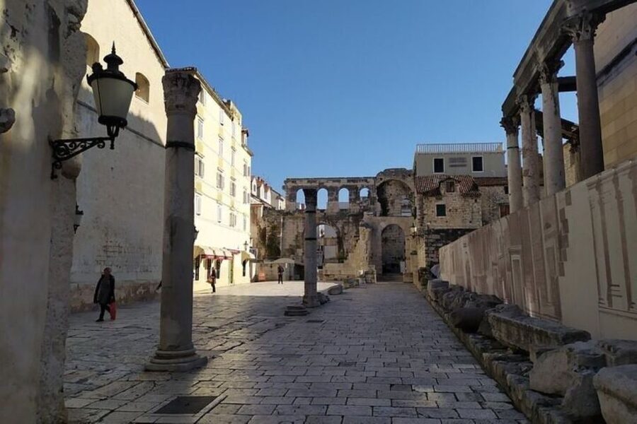 Experience Split History Walking Tour With Local Historian - Fruit Square and People’s Square add medieval Split