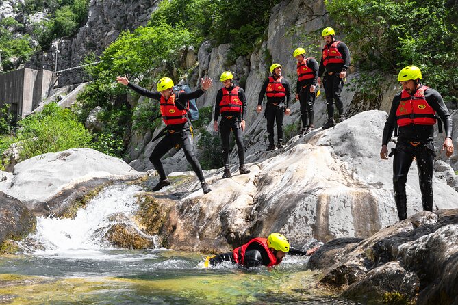 Extreme Canyoning on Cetina River from Split or Šestanovac - Getting suited up for the Cetina River