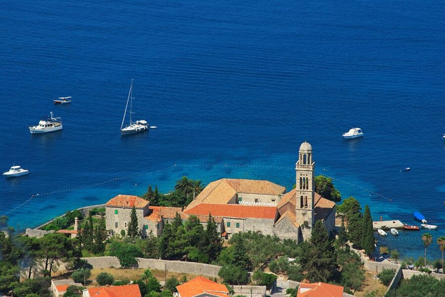 From Brač: Panoramic Flight over Brač, Hvar, Šolta, & Split - Crossing to Šolta’s cliffs and fishing villages