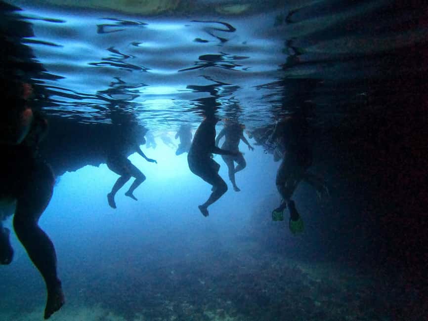 From Dubrovnik: Elaphiti Islands & Blue Cave Speedboat Tour - The Blue Cave swim