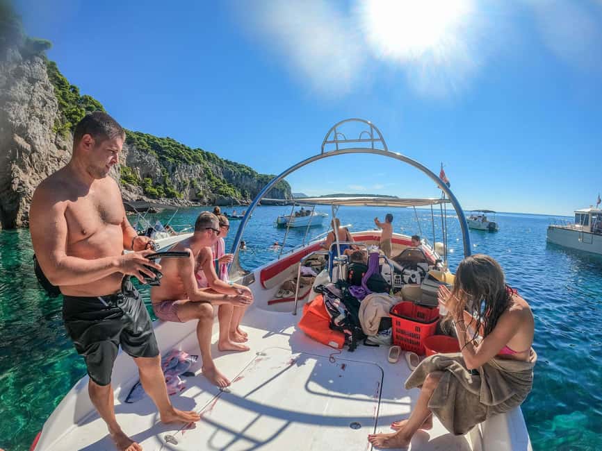 From Dubrovnik: Elaphiti Islands & Blue Cave Speedboat Tour - Drinks, equipment, and what to bring