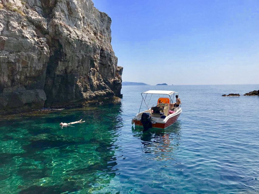 From Dubrovnik: Full-Day Private Boat Tour of Elafiti Island - Lopud for free time, drinks, and a slower afternoon