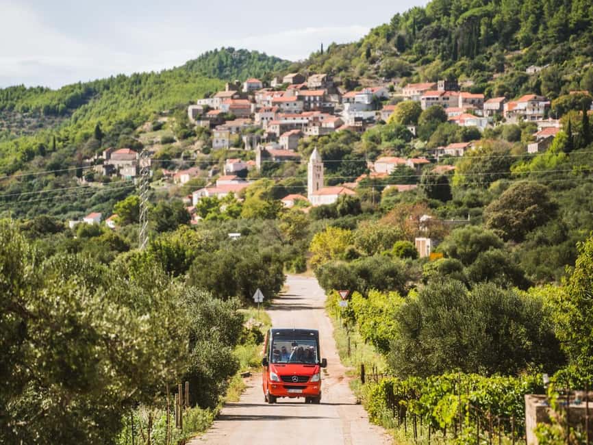 From Korcula Town: Local Wine & Sightseeing Half-Day Tour - Winery two: more polished, still local