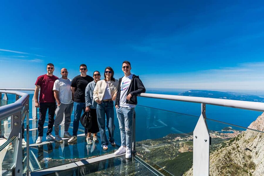 From Makarska: Biokovo Skywalk Entry Ticket with Transfers - The one-hour minivan ride into Biokovo