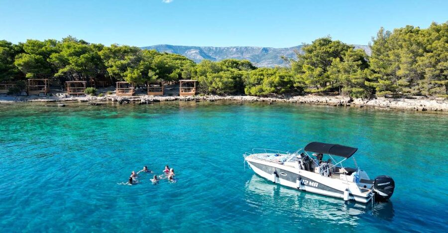 From Makarska: Hidden Gems of Hvar Island's North Shore - The 35-minute crossing from Makarska