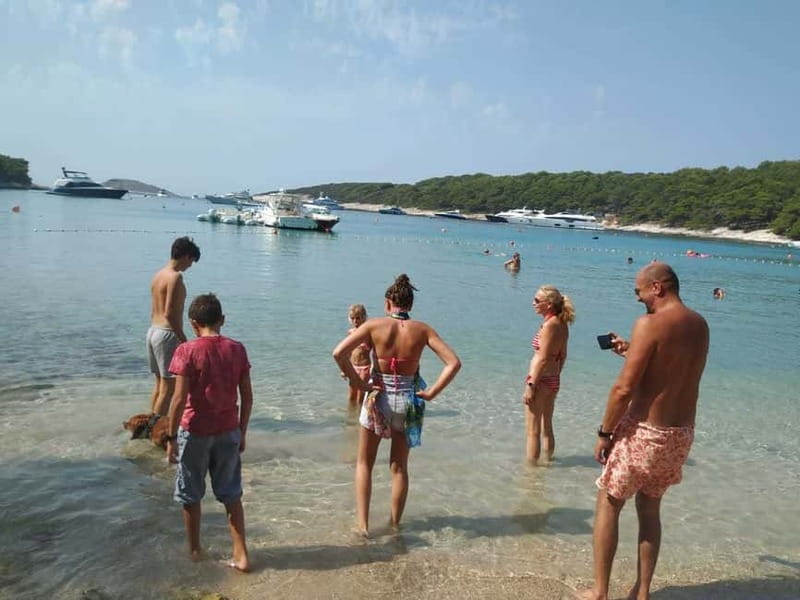 From Milna or Supetar: Magical Blue Cave Island Hopping - Hvar gives the day a town visit