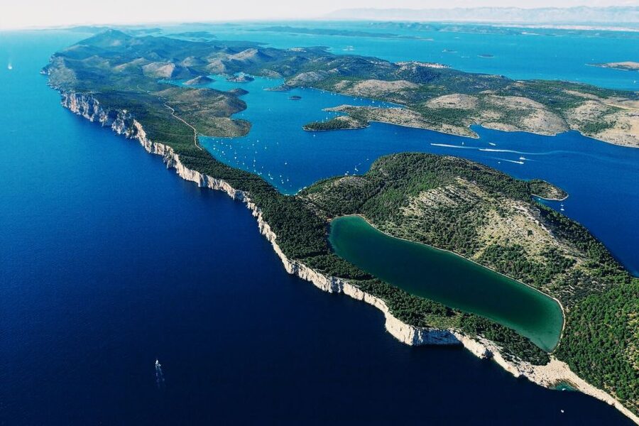 From Sinj: 1.5-Hour Private Flight over Kornati & Šibenik - From Sinj field to the Adriatic coast