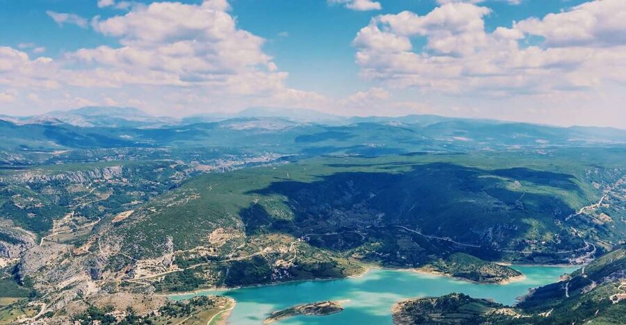 From Sinj: Flight Over Imotski, Trilj, Omiš, and Split - Key points at a glance