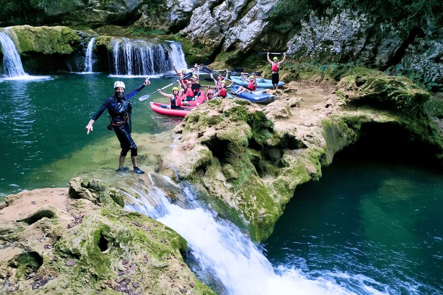 From Slunj: Mreznica Kayaking Adventure - The 80-minute stretch brings the action