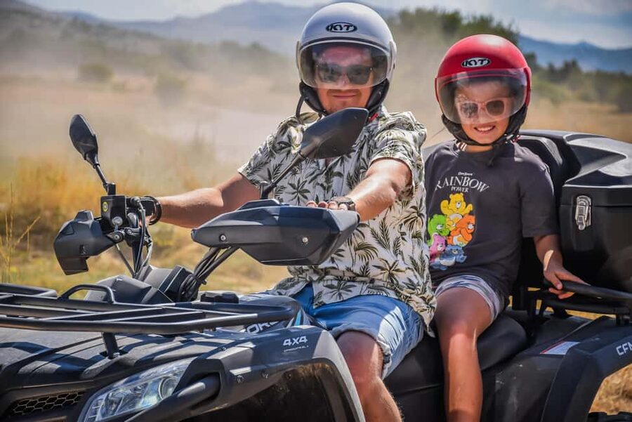 From Split: ATV Dinara Mountain Tour with Picnic - The final ride and optional swimming stop
