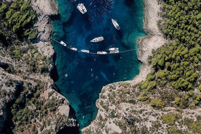 From Split: Blue cave & 5 Islands tour - Budikovac Island: a choice between water and a beach bar