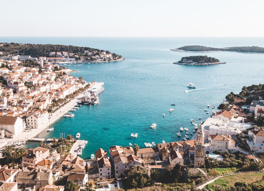 From Split: Blue Cave & Coastal Highlights Private Boat Tour - Hvar town and the final views