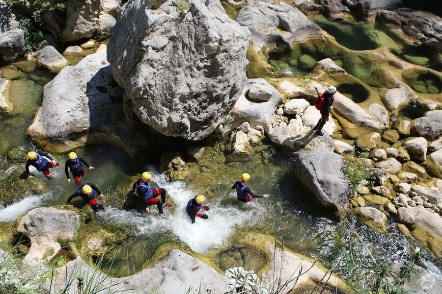 From Split: Canyoning on the Cetina River - From Split to the Cetina River Canyon
