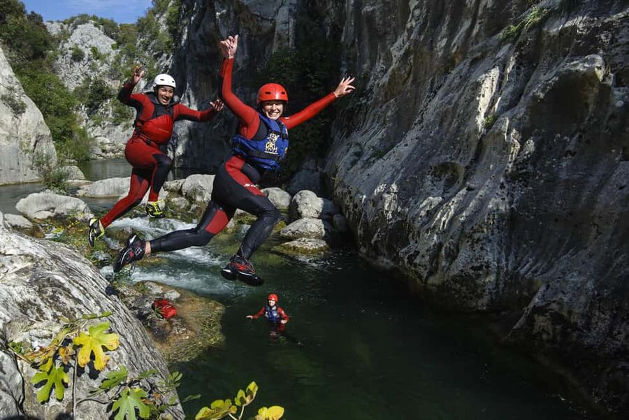 From Split: Canyoning on the Cetina River - Getting Geared Up in Zadvarje