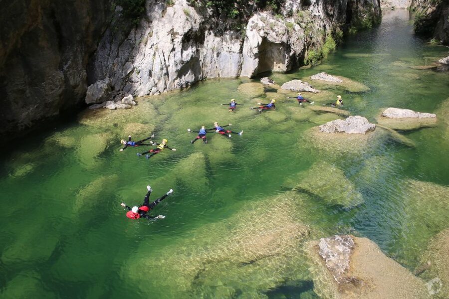 From Split: Canyoning on the Cetina River - The Steep Walk Down to the River