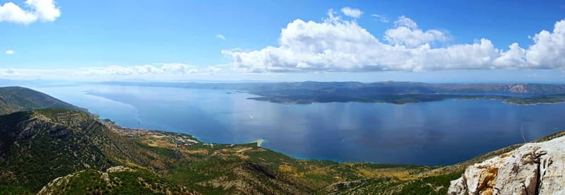 From Split: Catamaran Cruise to Golden Horn & Brač island. - Bol gives the day a local pause