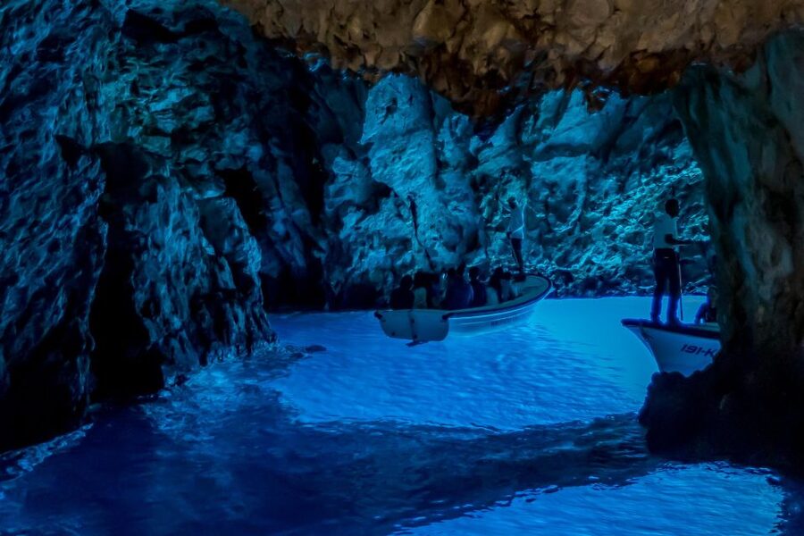 From Split, Croatia: Blue Cave & Hvar 5 Islands tour - The 75-minute run from Split