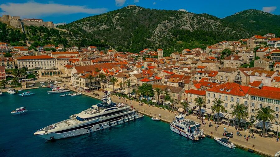 From Split, Croatia: Blue Cave & Hvar 5 Islands tour - A skipper can shape the whole day