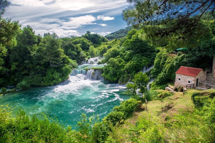 From Split: Krka Waterfalls Tour with Boat Ride & Swimming - Leaving Split at 9:45 a.m.