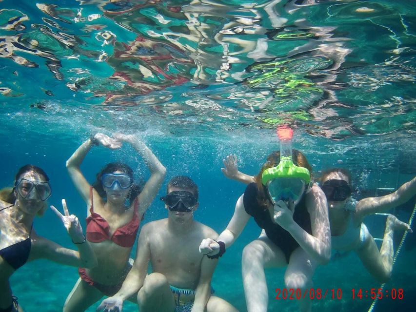 From Split: Luxury Cabin Boat Tour to The Blue Cave and Hvar - Looking into Stiniva Cove