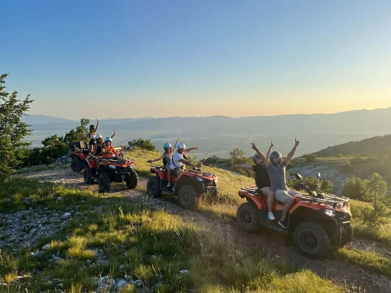 From Split: Off-Road Quad Safari Experience - Rough tracks and Kamešnica mountain