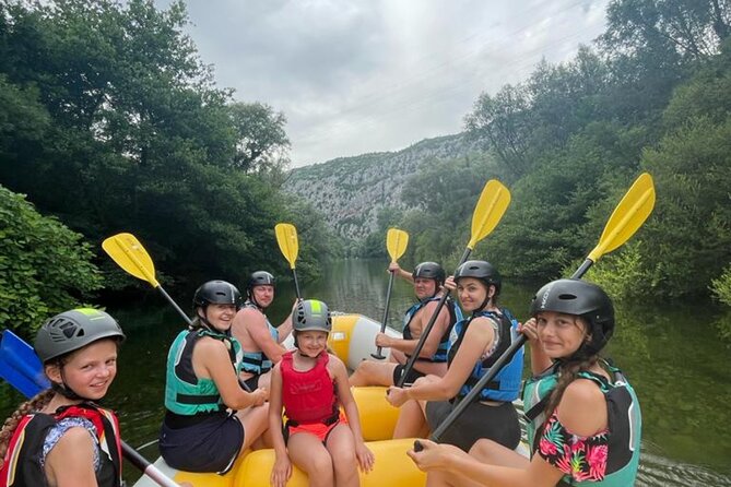 From Split/Omiš Guided White Water Rafting Tour on Cetina River - From rapids to calm water