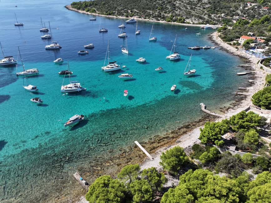 From Split or Trogir: Trogir and Blue Lagoon Half-Day Trip - Maslinica on Šolta: the relaxed final stop