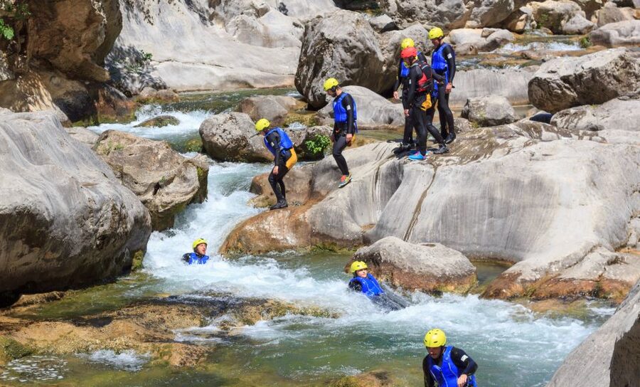 From Split or Zadvarje: Cetina River Canyoning - Walking into a 200-meter gorge