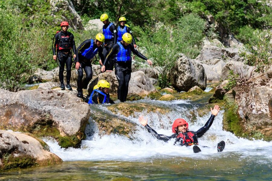 From Split or Zadvarje: Cetina River Canyoning - Gubavica waterfall, the natural centerpiece