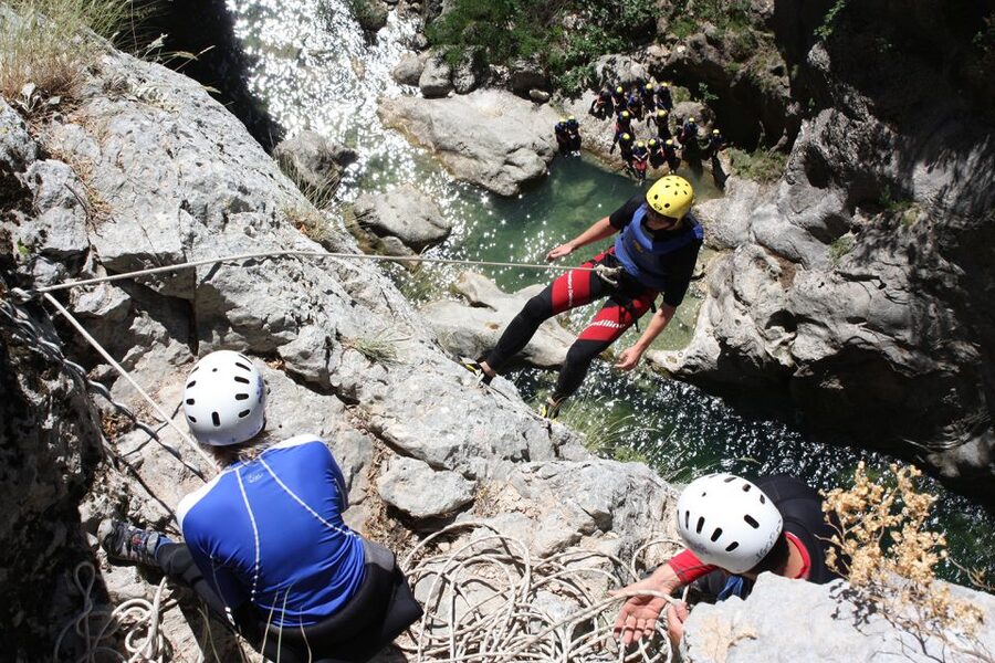 From Split or Zadvarje: Extreme Canyoning on Cetina River - The descent into the gorge