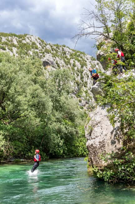 From Split: Rafting, Cave exploring, Cliff jumping w/ Picnic - Getting ready beside the river