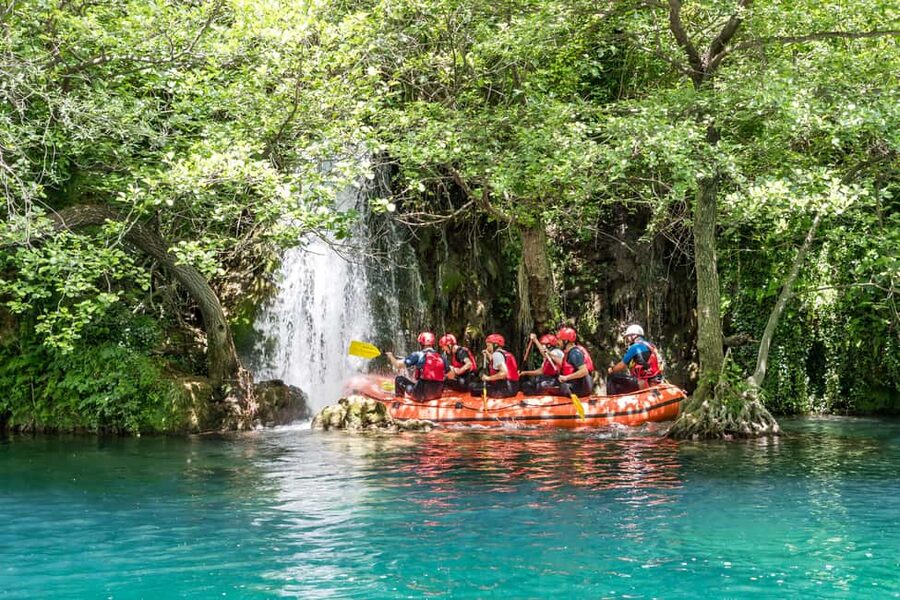 From Split: Rafting, Cave exploring, Cliff jumping w/ Picnic - Meeting in Split and crossing the Dalmatian countryside