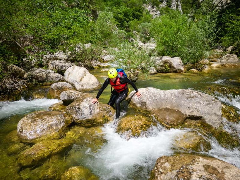 From Split/Šestanovac: Canyoning on Cetina River - Who will enjoy this most