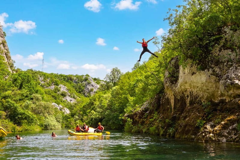 From Split/Šestanovac: Whitewater Rafting on Cetina River - Canyon views, clear water, and time to play
