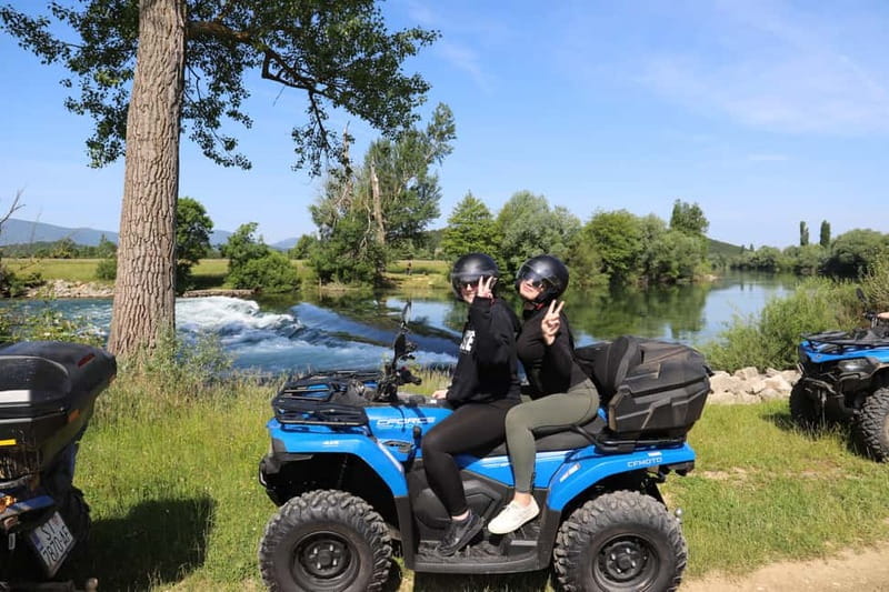 From Split: Three Rivers Quad Tour with Swimming and Lunch - From Split to the Cetina hinterland