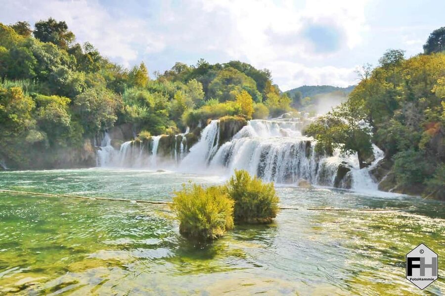 From Split & Trogir: Krka Waterfalls and Primošten - The 19th-century mills in the Ethno village
